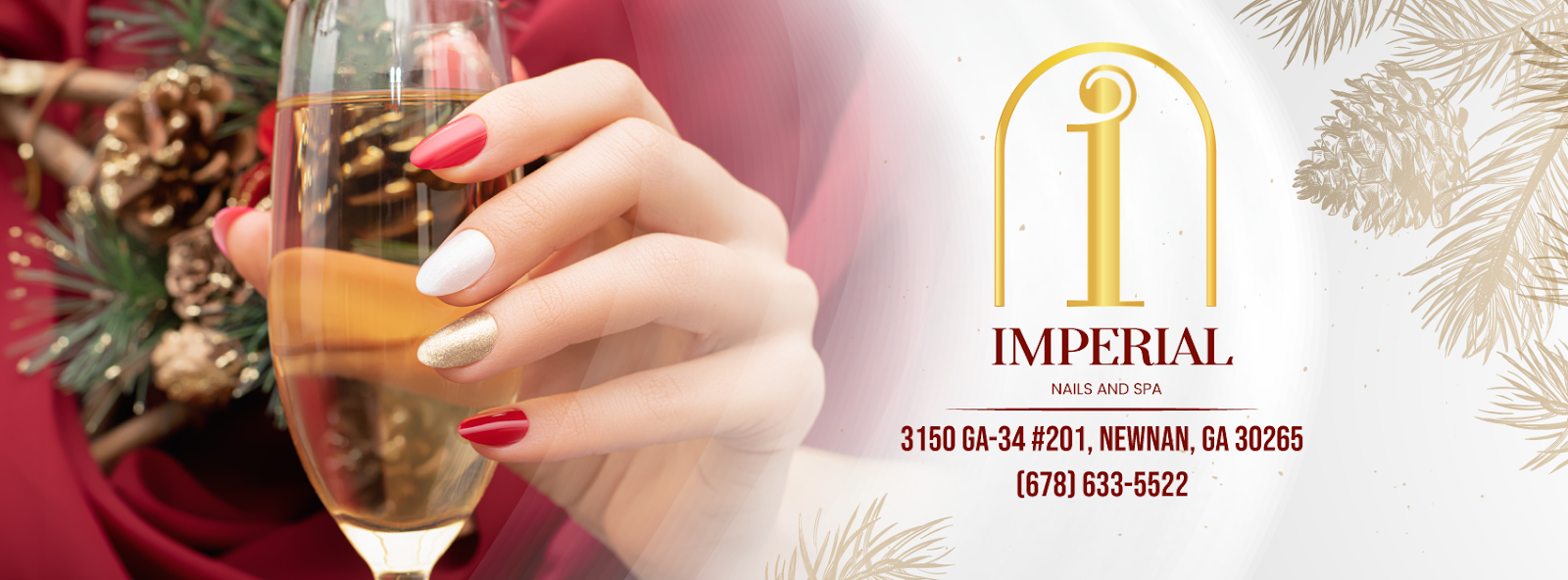 Imperial Nails and Spa logo